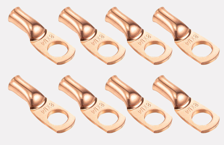 Copper terminal structure features